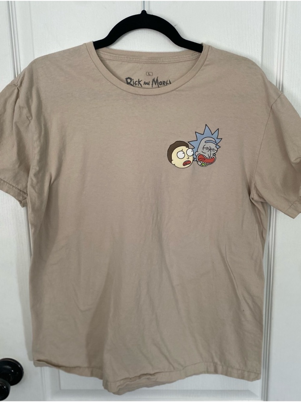 Ripple Junction Tan Rick and Morty Graphic Tee